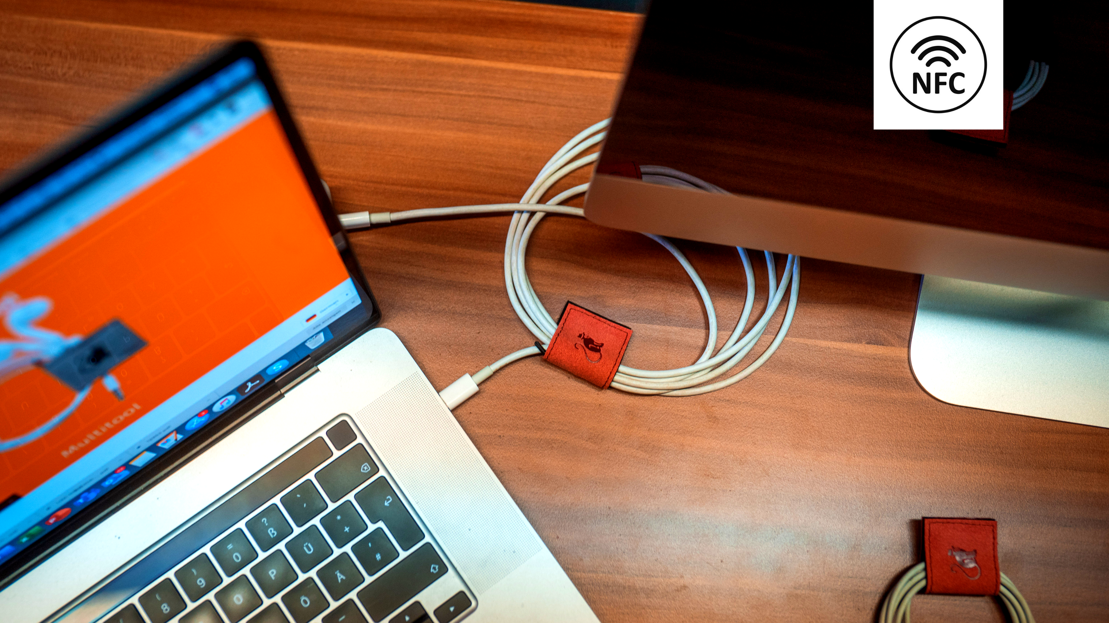 AgentSmart™️ | NFC Multitool Kabel Organizer | Rot