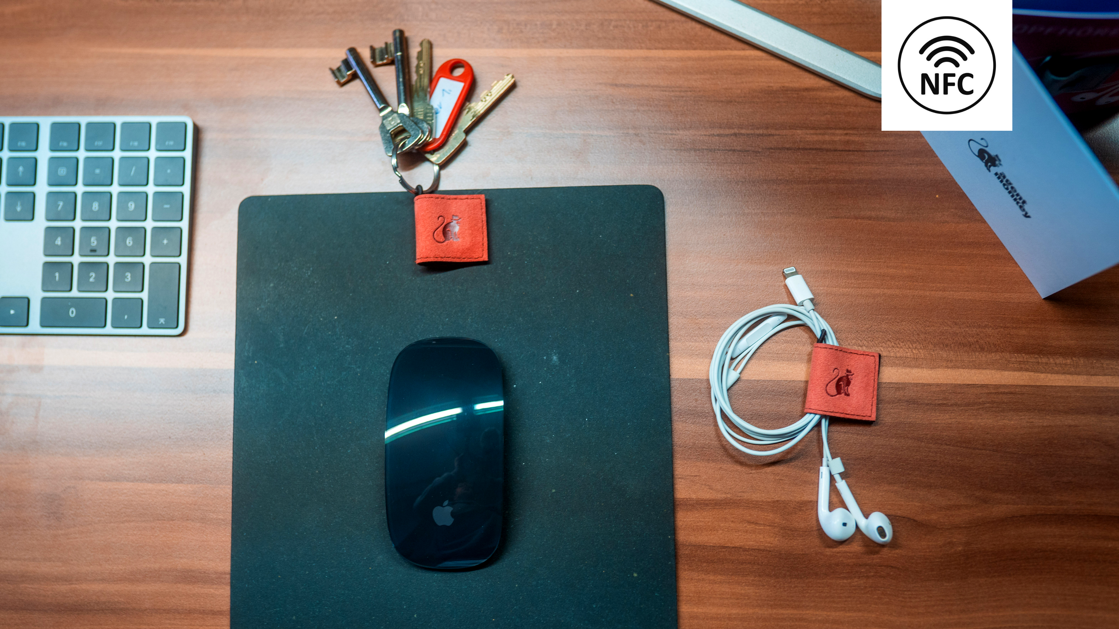 AgentSmart™️ | NFC Multitool Kabel Organizer | Rot