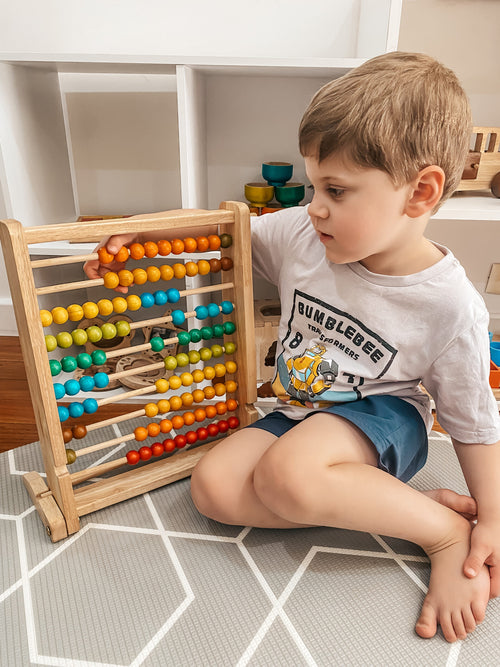QToys Australia (USA) Bead counting abacus